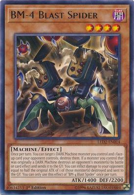 BM-4 Blast Spider - LED2-EN014 - Rare 1st Edition Legendary Duelists: Ancient Millennium Singles (espanol)