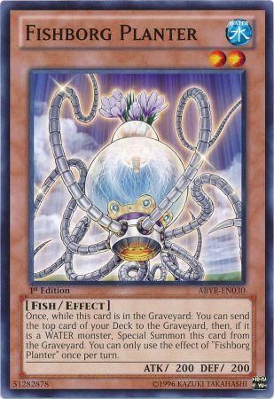 Fishborg Planter - ABYR-EN030 - Common 1st Edition Abyss Rising 1st Edition Singles (espanol)