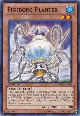 Fishborg Planter - ABYR-EN030 - Common 1st Edition Abyss Rising 1st Edition Singles (espanol)