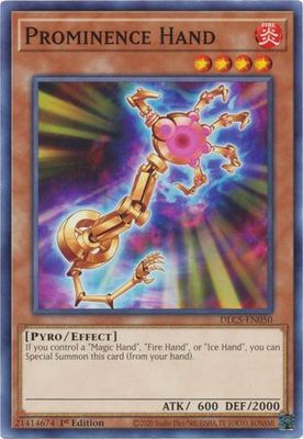 Prominence Hand - DLCS-EN050 - Common 1st Edition Dragons of Legend The Complete Series 1st Edition Singles