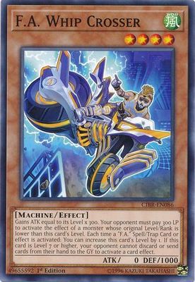 F.A. Whip Crosser - CIBR-EN086 - Common 1st Edition Circuit Break 1st Edition Singles (espanol)