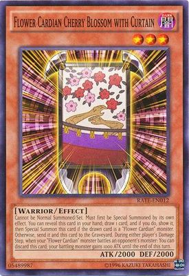 Flower Cardian Cherry Blossom with Curtain - RATE-EN012 - Common Unlimited Raging Tempest Unlimited Singles (espanol)