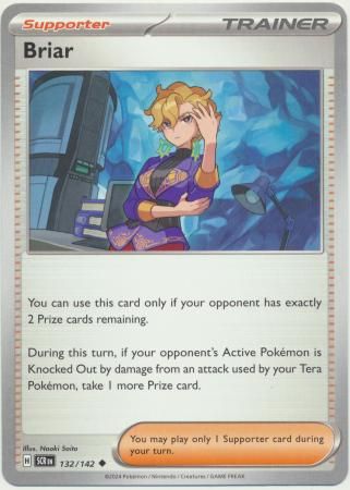 Briar - 132/142 - Uncommon Scarlet &amp; Violet: Stellar Crown Singles