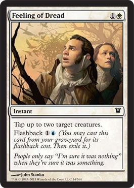 Feeling of Dread Innistrad Singles(Español)