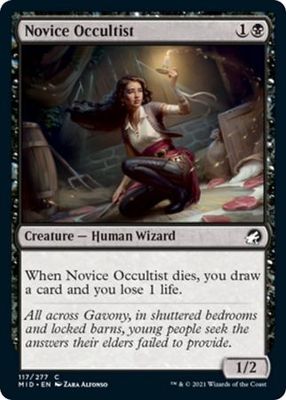 Novice Occultist 117/277 - Innistrad: Midnight Hunt Singles