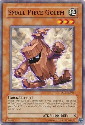 Small Piece Golem - TDGS-EN006 - Common Unlimited The Duelist Genesis [TDGS] Unlimited Singles