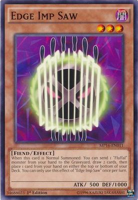 Edge Imp Saw - MP16-EN011 - Common 1st Edition Yu-Gi-Oh! 2016 Mega-Tins 1st Edition Singles (espanol)