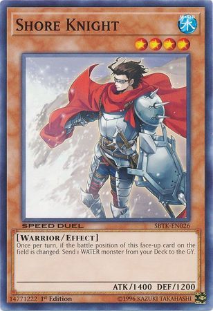 Shore Knight - SBTK-EN026 - Common 1st Edition Speed Duel: Trials of the Kingdom Singles (espanol)