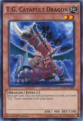 T.G. Catapult Dragon - LC5D-EN208 - Common 1st Edition Legendary Collection 5D&#39;s LC5D Singles