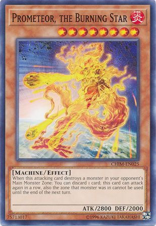Prometeor, the Burning Star - CHIM-EN025 - Common Unlimited Chaos Impact Unlimited Singles (espanol)