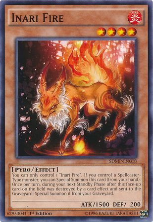 Inari Fire - SDMP-EN018 - Common 1st Edition Structure Deck: Master of Pendulum Singles
