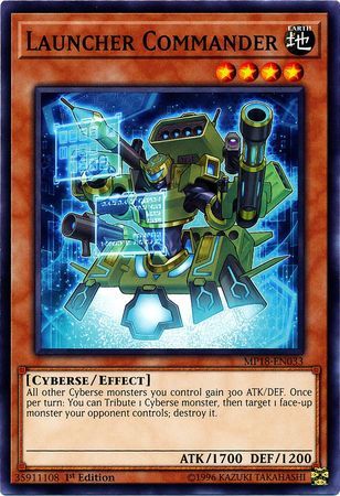 Launcher Commander - MP18-EN033 - Common 1st Edition 2018 Mega-Tins Singles