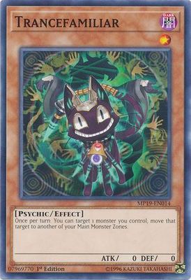 Trancefamiliar - MP19-EN014 - Common 1st Edition Yu-Gi-Oh! 2019 Mega-Tins: Gold Sarcophagus Tin Mega Pack Singles
