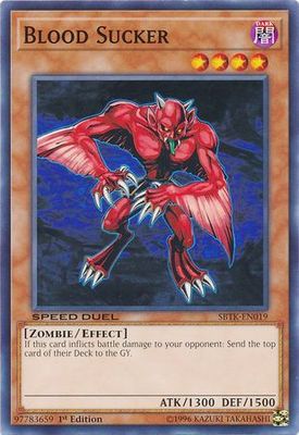 Blood Sucker - SBTK-EN019 - Common 1st Edition Speed Duel: Trials of the Kingdom Singles (espanol)