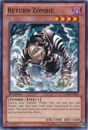 Return Zombie - LCJW-EN201 - Common Legendary Collection 4: Joey&#39;s World [LCJW]