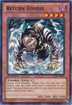 Return Zombie - LCJW-EN201 - Common Legendary Collection 4: Joey&#39;s World [LCJW]