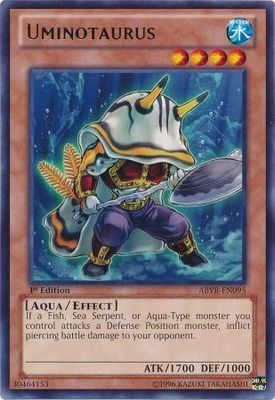 Uminotaurus - ABYR-EN095 - Rare 1st Edition Abyss Rising 1st Edition Singles