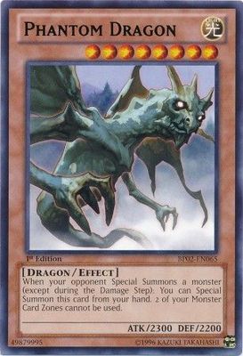 Phantom Dragon - BP02-EN065 - Rare 1st Edition Battle Pack 2: War of the Giants 1st Edition Singles