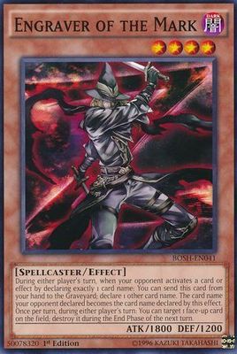 Engraver of the Mark - BOSH-EN041 - Common 1st Edition Breakers of Shadow 1st Edition Singles (espanol)
