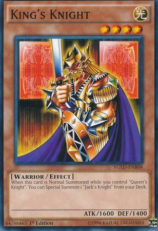 King&#39;s Knight - YGLD-ENB08 - Common 1st Edition Yugi&#39;s Battle City Deck 1st Edition (YGLD-ENB)