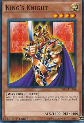 King&#39;s Knight - YGLD-ENB08 - Common 1st Edition Yugi&#39;s Battle City Deck 1st Edition (YGLD-ENB)