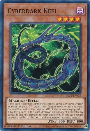 Cyberdark Keel - LDS1-EN033 - Common 1st Edition Legendary Duelists: Season 1 [LDS1] 1st Edition Singles