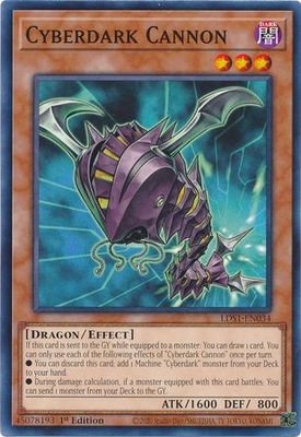Cyberdark Cannon - LDS1-EN034 - Common 1st Edition Legendary Duelists: Season 1 [LDS1] 1st Edition Singles