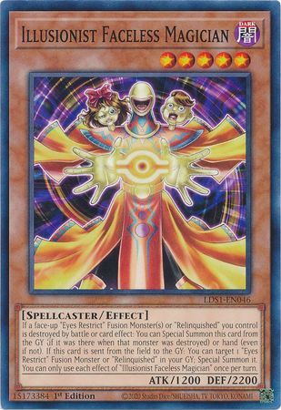 Illusionist Faceless Magician - LDS1-EN046 - Common 1st Edition Legendary Duelists: Season 1 [LDS1] 1st Edition Singles