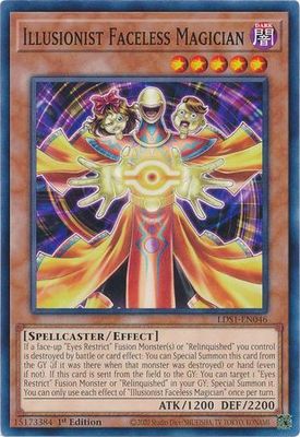 Illusionist Faceless Magician - LDS1-EN046 - Common 1st Edition Legendary Duelists: Season 1 [LDS1] 1st Edition Singles