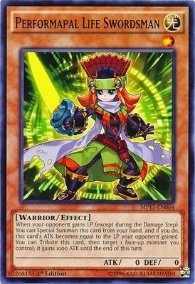 Performapal Life Swordsman - MP17-EN064 - Common 1st Edition 2017 Mega-Tins 1st Edition Singles