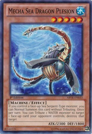 Mecha Sea Dragon Plesion - ABYR-EN033 - Common 1st Edition Abyss Rising 1st Edition Singles (espanol)