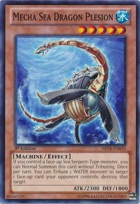 Mecha Sea Dragon Plesion - ABYR-EN033 - Common 1st Edition Abyss Rising 1st Edition Singles (espanol)