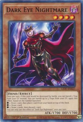 Dark Eye Nightmare - LIOV-EN027 - Common 1st Edition Lightning Overdrive: LIOV 1st Edition Singles (espanol)