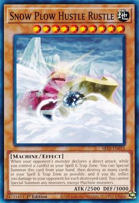 Snow Plow Hustle Rustle - SR10-EN015 - Common 1st Edition Structure Deck: Mechanized Madness 1st Edition Singles