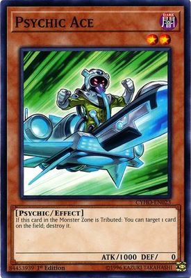 Psychic Ace - CYHO-EN023 - Common 1st Edition Cybernetic Horizon 1st Edition Singles (espanol)
