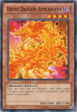 Divine Dragon Apocralyph - SDBE-EN012 - Common Unlimited Saga of Blue-Eyes White Dragon Unlimited Singles