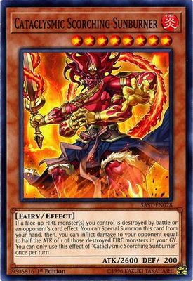 Cataclysmic Scorching Sunburner - SAST-EN028 - Common 1st Edition Savage Strike 1st Edition Singles (espanol)
