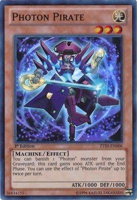 Photon Pirate - ZTIN-EN006 - Super Rare Yu-Gi-Oh! Promo Cards
