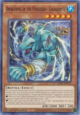 Awakening of the Possessed - Gagigobyte - MP21-EN177 - Common 1st Edition 2021 Mega-Tin: Ancient Battles 1st Edition Singles