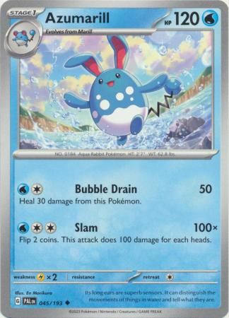 Azumarill - 045/193 - Uncommon Scarlet &amp; Violet: Paldea Evolved Singles