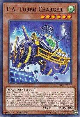 F.A. Turbo Charger - CIBR-EN087 - Common 1st Edition Circuit Break 1st Edition Singles (espanol)