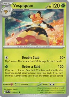Vespiquen - 009/193 - Uncommon Scarlet &amp; Violet: Paldea Evolved Singles