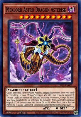 Meklord Astro Dragon Asterisk - LED7-EN027 - Common 1st Edition Legendary Duelists: Rage of Ra 1st Edition Singles (espanol)