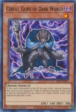 Ceruli, Guru of Dark World - SR13-EN015 - Common 1st Edition Structure Deck: Dark World [SR13] 1st Edition Singles (espanol)