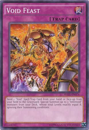 Void Feast - RATE-EN076 - Common Unlimited Raging Tempest Unlimited Singles