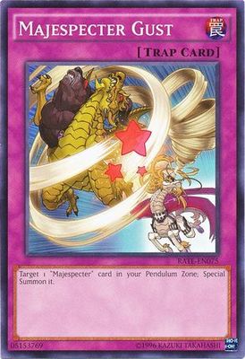 Majespecter Gust - RATE-EN075 - Common Unlimited Raging Tempest Unlimited Singles