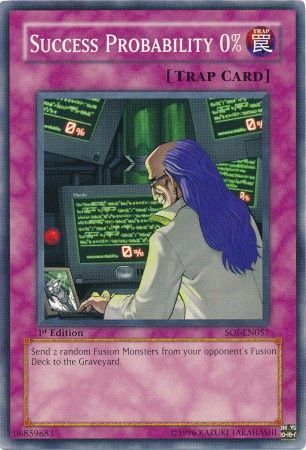 Success Probability 0 Percent - SOI-EN057 - Common 1st Edition Shadow of Infinity [SOI] 1st Edition Singles