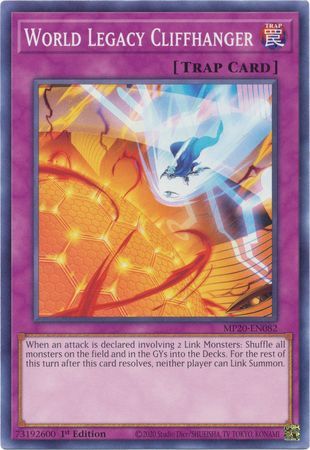 World Legacy Cliffhanger - MP20-EN082 - Common 1st Edition 2020 Mega-Tin: Lost Memories 1st Edition Singles