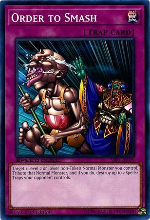 Order to Smash - SS03-ENB29 - Common 1st Edition Speed Duel Starter Decks: Ultimate Predators Singles (espanol)