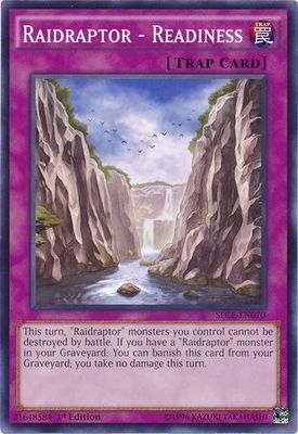 Raidraptor - Readiness - SECE-EN070 - Common 1st Edition Secrets of Eternity (SECE) 1st Edition Singles (espanol)